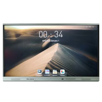 Montagem de parede ou monitora de tela interativa de toque com luz de fundo LED e HDMI OUT
