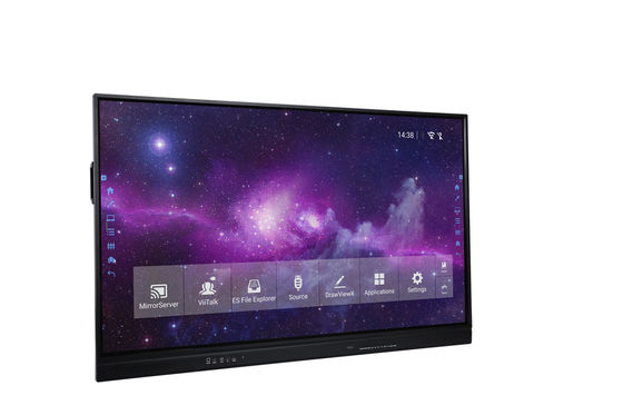tela táctil interativo do LCD de 65 polegadas 20 do dedo pontos do toque da pena