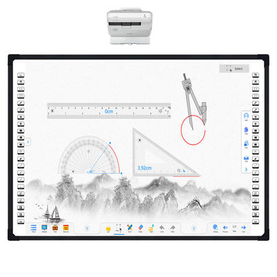 DTV eletrônico Whiteboard interativo ótico 2 pontos do toque
