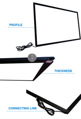 Metal Back Cover IR Interativo Whiteboard Alta Resolução e Black Frame para Soluções de Negócios