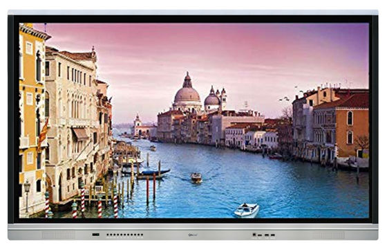 Montagem de parede ou monitora de tela interativa de toque com luz de fundo LED e HDMI OUT