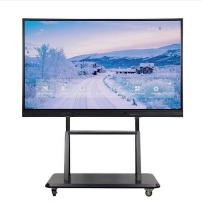 Montagem de parede ou monitora de tela interativa de toque com luz de fundo LED e HDMI OUT