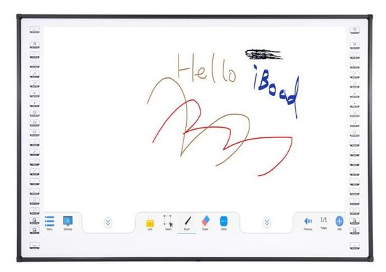 Placa branca esperta de 95 pontos de superfície Nano cerâmicos interativos infravermelhos do toque de Whiteboard IWB 10 da polegada