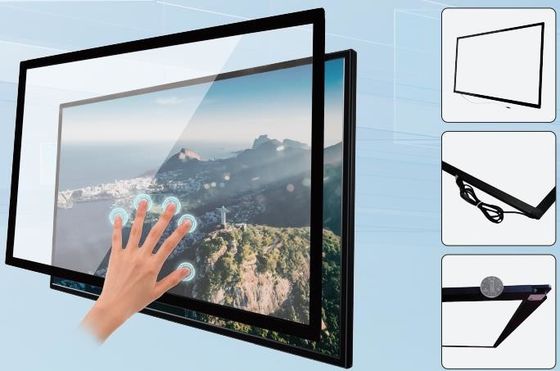 Folha de prova interativa do écran sensível do quadro do toque de 32 IR tamanho personalizado 22~300 polegadas