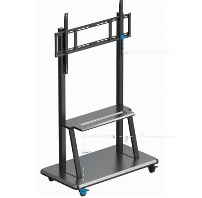 Suporte móvel para o terno ajustável da altura do painel interativo do tela táctil das placas para o tamanho 52" ~86"
