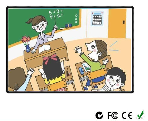 Quadro de alumínio da placa do projetor do tela táctil de 103 polegadas para a sala de aula de Digitas
