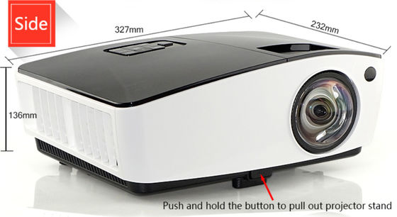 Ultra HD 4K Laser Short Throw Projector 4000 lumens Smart Projector para escola familiar e empresa