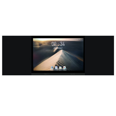 Tabuleiro Inteligente 75 86 polegadas Display Multi-Dedo Interativo Touch Bar lateral esquerda direita Tabuleiro para aluno da sala de aula