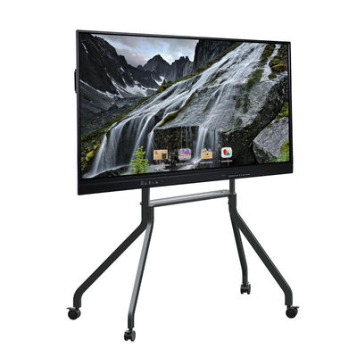 Quadro Interativo LED de 65 polegadas, Painel Plano Inteligente Android 20/40 Toques Infravermelho Cor Preta