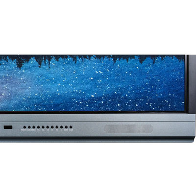 PC interativo fixado na parede de um Whiteboard de 75 polegadas, Android 8, tela plano do quadro da liga de alumínio para encontrar a apresentação