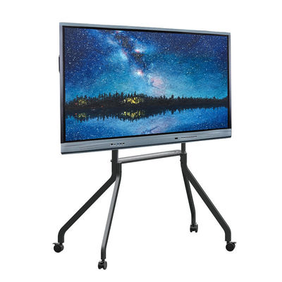PC interativo fixado na parede de um Whiteboard de 75 polegadas, Android 8, tela plano do quadro da liga de alumínio para encontrar a apresentação