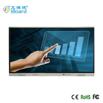 65" quadro de alumínio do multi preto interativo de Whiteboard do monitor do tela táctil para a conferência