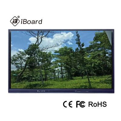 O monitor interativo do tela táctil de 86 polegadas moderou o vidro do AG