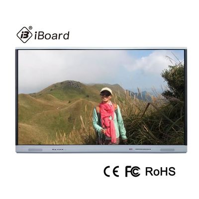 3840*2160 LCD Teaching Board 5ms Interactive Touch Board Windows Linux Infravermelho Para Educação Empresarial ou Escolar