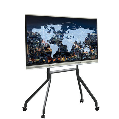 Tela táctil interativo Whiteboard 1651x929mm de 75 polegadas, Android8.0, preto e de prata