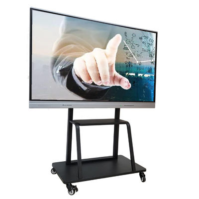 20 ponto de toque 75 polegadas LCD Smart Board para soluções interativas de toque na escola Conferência de escritório painel plano interativo