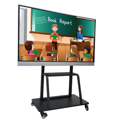 65 polegadas 4K Resolução Infravermelho Touch Interativo Whiteboard Smart Board para ensino e conferências
