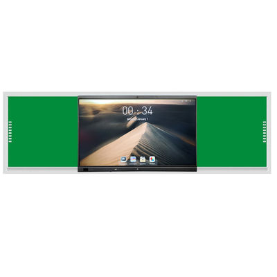 Tabuleiro negro inteligente 75-98 polegadas Smart TV monitores Tabuleiro branco painel plano com HDMI e USB para aprendizagem universitária