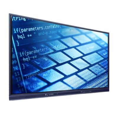 Tevê interativa 4K ultra HD 3840x2160 do tela táctil de 98 polegadas