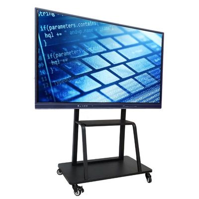 Tevê interativa 4K ultra HD 3840x2160 do tela táctil de 98 polegadas