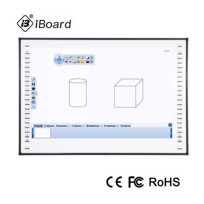 Tela táctil Whiteboard interativo de 80 polegadas 4 3 exteriores internos