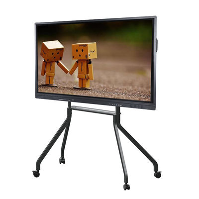 Suporte interativo 176LBS de 1576*726 Whiteboard com roda universal