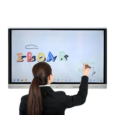 86 tela interativa do monitor DLED do tela táctil do IPS da tecnologia infravermelha capacitiva da polegada