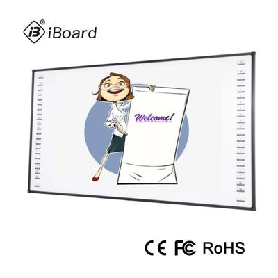 uso interativo em linha da educação do monitor do tela táctil de 120in Whiteboard 32767x32767 multi