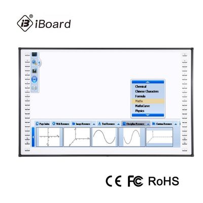 110 polegadas Whiteboard interativo infravermelho 16 9 ultra largamente