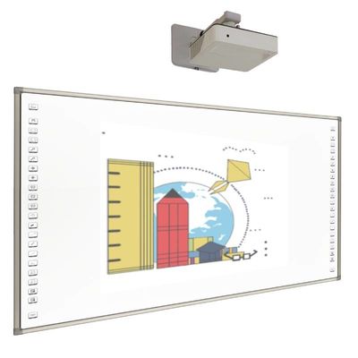 96 polegadas portátil interactive whiteboard smart whiteboard com projetor a laser