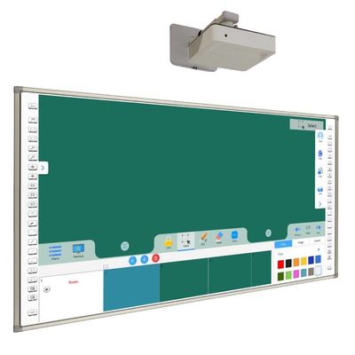 uso interativo em linha da educação do monitor do tela táctil de 120in Whiteboard 32767x32767 multi