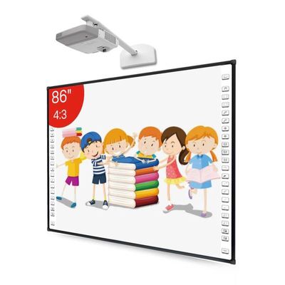 86" Whiteboard interativo infravermelho dez pontos de Multitouch