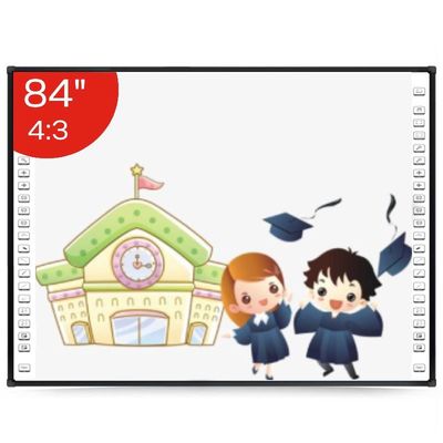 84" Whiteboard interativo infravermelho 32768*32768 para salas de aula