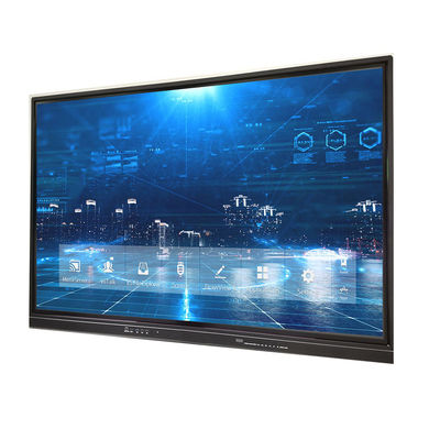 55 65 75 86 polegadas Wifi OPS IR Whiteboard interativo moderaram o vidro