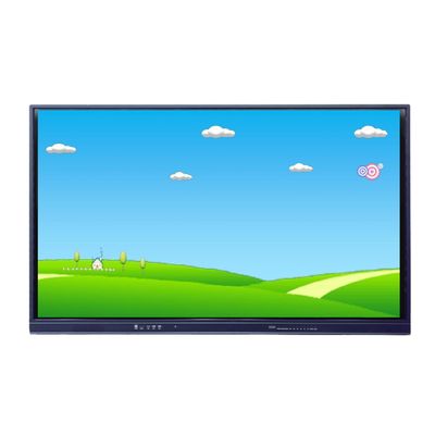 Android 11 tela 4K do diodo emissor de luz do toque do tela plano interativo de 86 polegadas multi