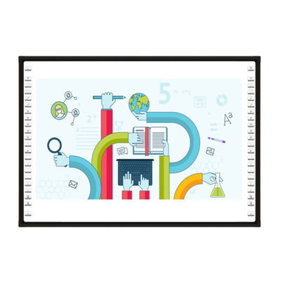 Toque Whiteboard interativo da série da escola T multi 10 pontos da cor de prata com software de ensino