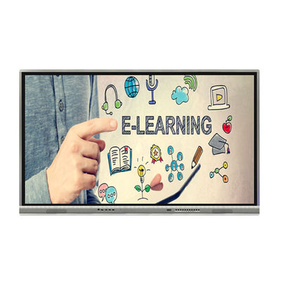 65 tela táctil interativo de Whiteboard Android 11 da placa esperta do LCD 4K com USB-C