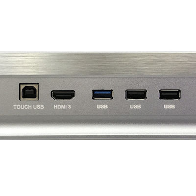 65 tela táctil interativo de Whiteboard Android 11 da placa esperta do LCD 4K com USB-C