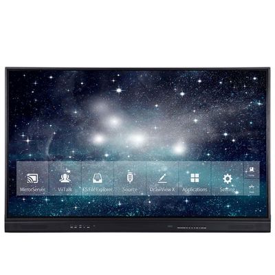 3840*2160 tela plano interativo 98 100 um multi toque de 105 polegadas que escreve Whiteboard
