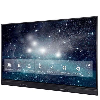 3840*2160 tela plano interativo 98 100 um multi toque de 105 polegadas que escreve Whiteboard