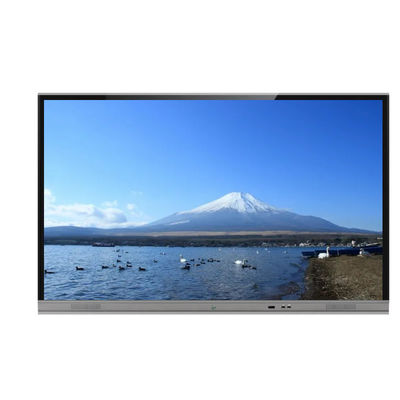 UHD 4K touch screen interativo monitor Zero Gap Glass Smart TV Whiteboard com tudo em um computador