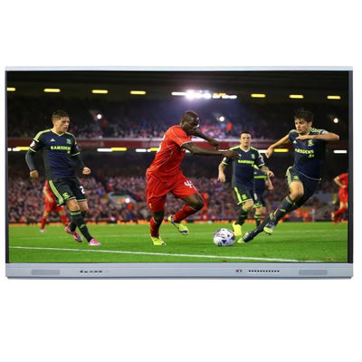 Monitor interativo de tela sensível ao toque com tempo de resposta de 8 ms e atualização remota