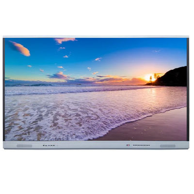 86 tela interativa do monitor DLED do tela táctil do IPS da tecnologia infravermelha capacitiva da polegada