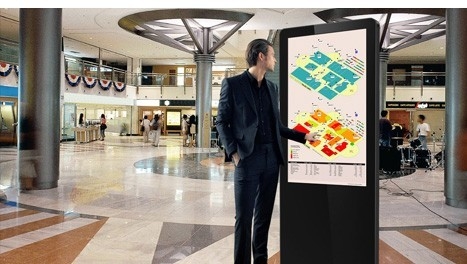 Tipo painel do toque A do projeto novo o multi do LCD conduziu o quiosque do tela táctil do quiosque da indicação digital para anunciar
