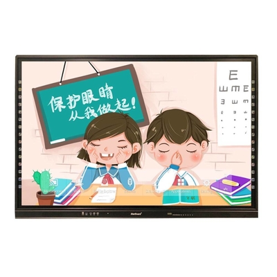 86 polegadas touch screen interativo monitor painéis interativos com suporte móvel
