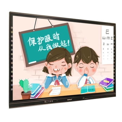 Barra de lado colorida 55 do tela táctil de Android 11 monitor interativo 65 75 86 polegadas Whiteboard interativo para crianças do escritório