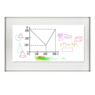 Placa de tela interativa do projetor de um Whiteboard de 102 polegadas para a conferência da escola