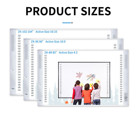Operação fácil Smart Multi-funcional toda em um Whiteboard interativo infravermelho com o software de ensino para a escola