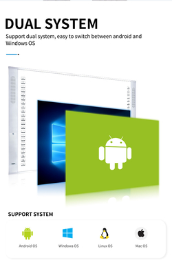 Operação fácil Smart Multi-funcional toda em um Whiteboard interativo infravermelho com o software de ensino para a escola