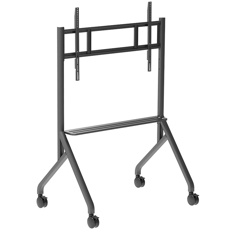 Televisão móvel de montagem de parede Ajuste de altura de carro de TV Brackets TV Trolley Stand para 65 "-86" Full Motion profissional